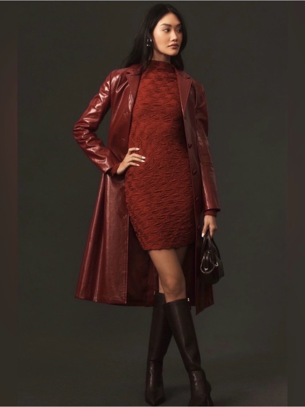 Anthropologie Maeve Long Sleeve Scrunch Dress - New With Tags